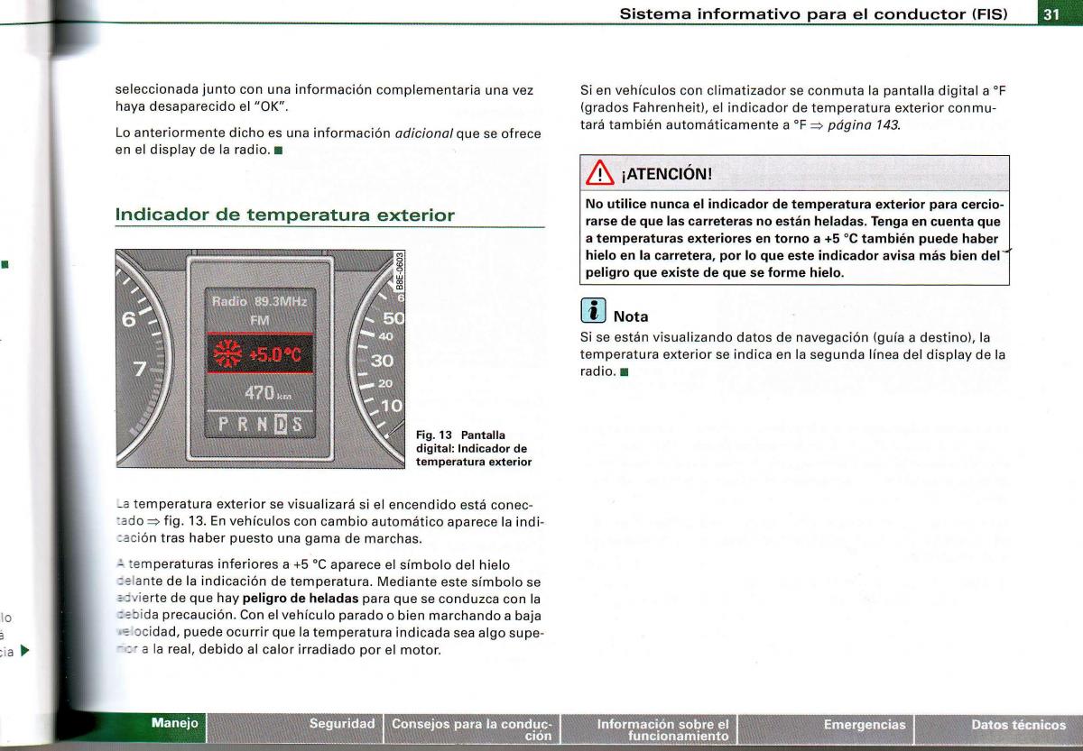 Audi A4 B6 8E manual del propietario / page 27