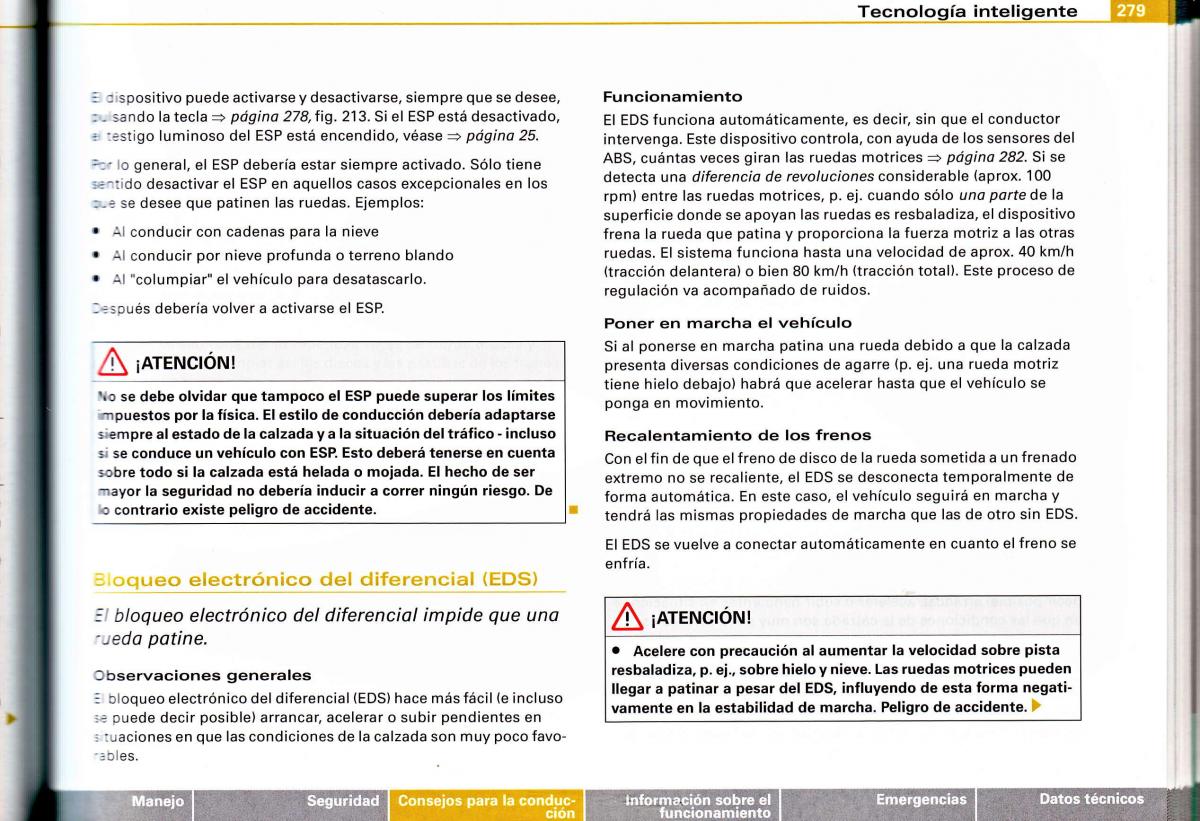 Audi A4 B6 8E manual del propietario / page 271