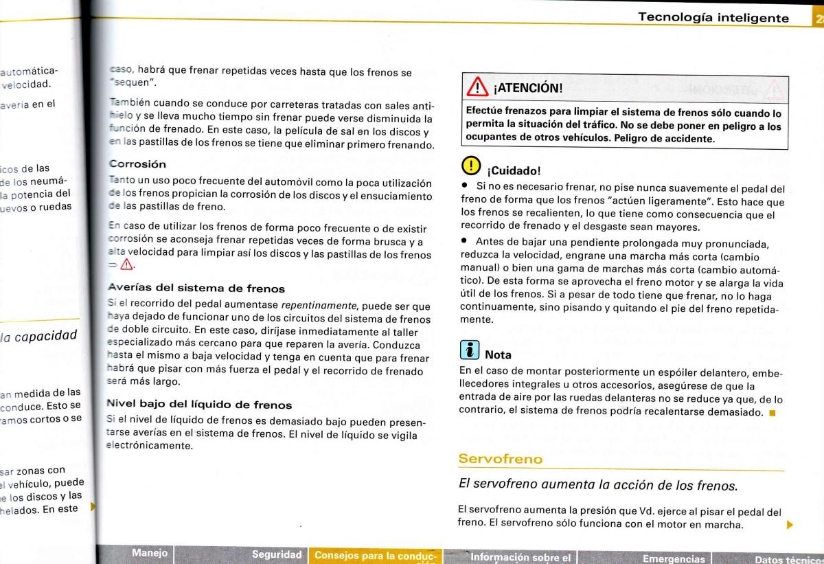 Audi A4 B6 8E manual del propietario / page 273