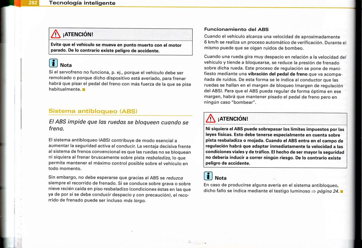 Audi A4 B6 8E manual del propietario / page 274