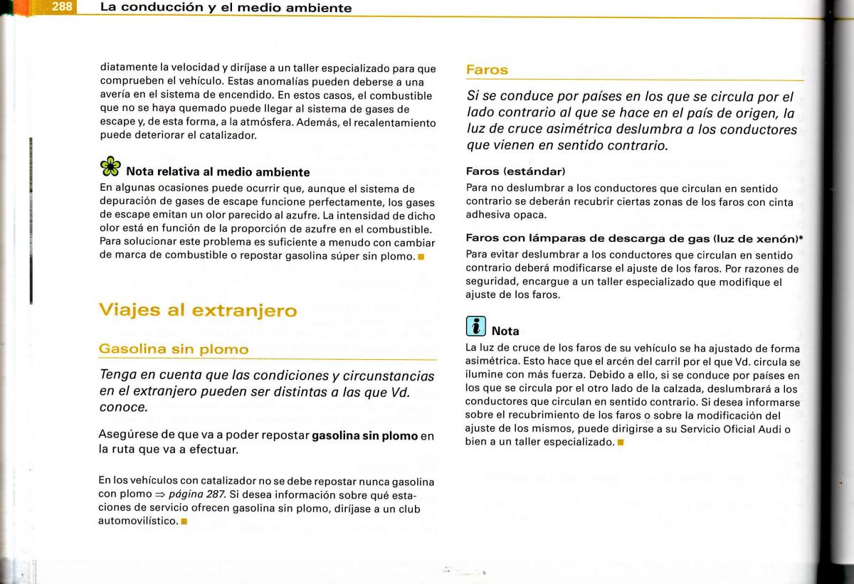 Audi A4 B6 8E manual del propietario / page 280