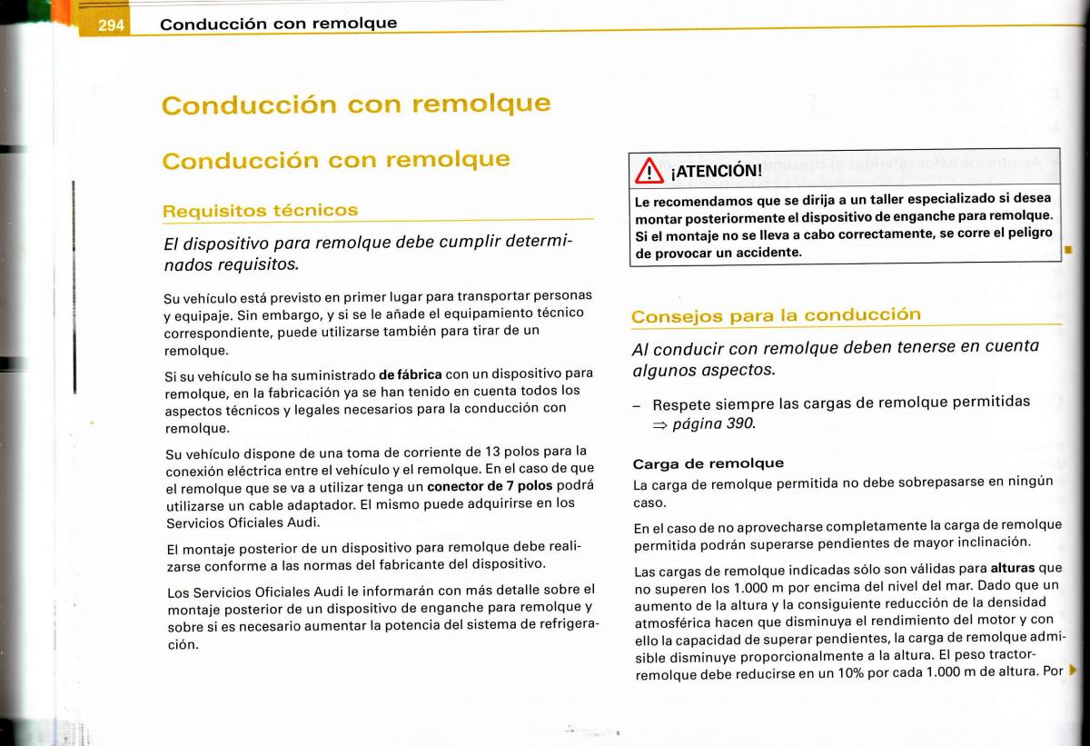 Audi A4 B6 8E manual del propietario / page 286