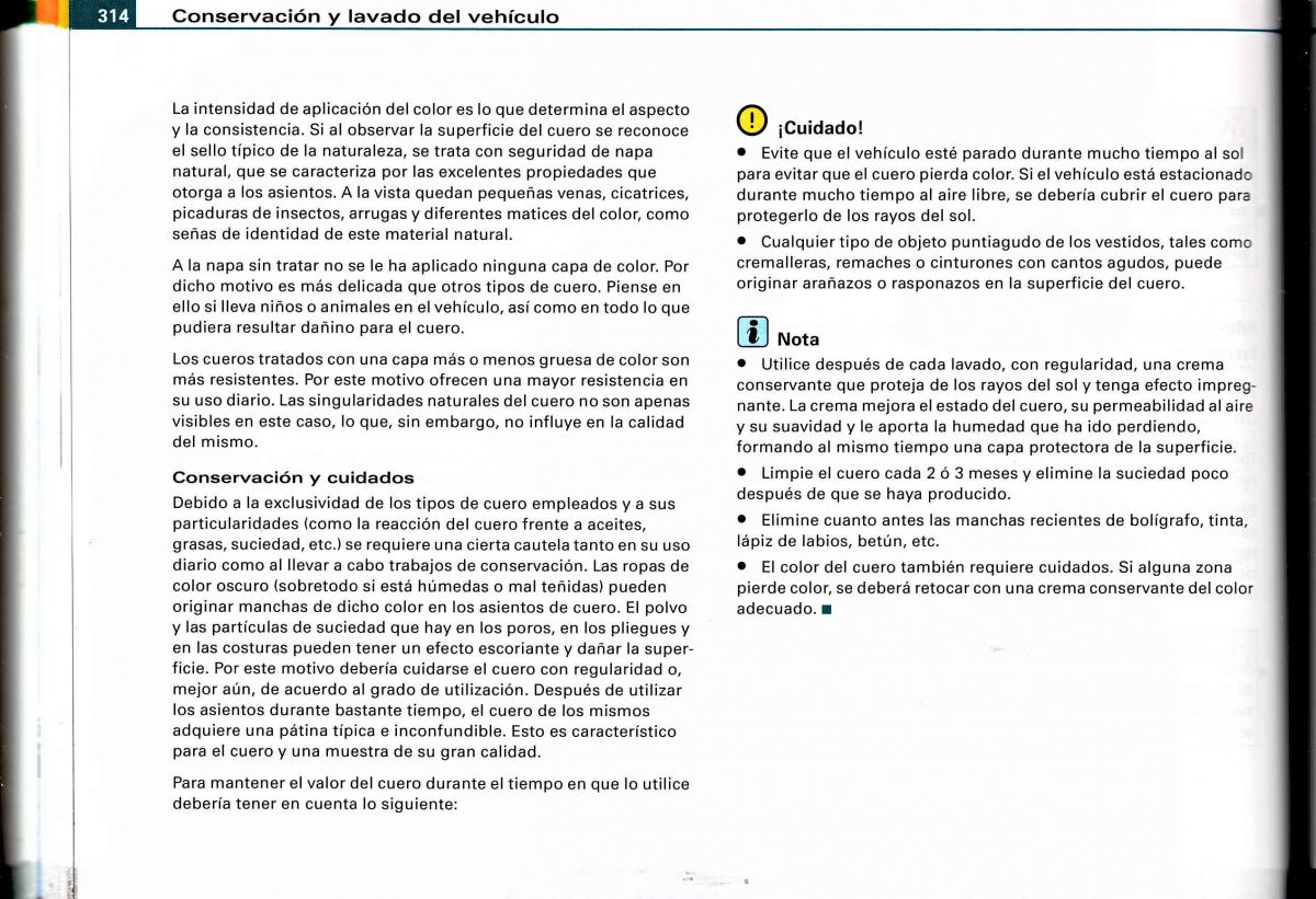 Audi A4 B6 8E manual del propietario / page 300