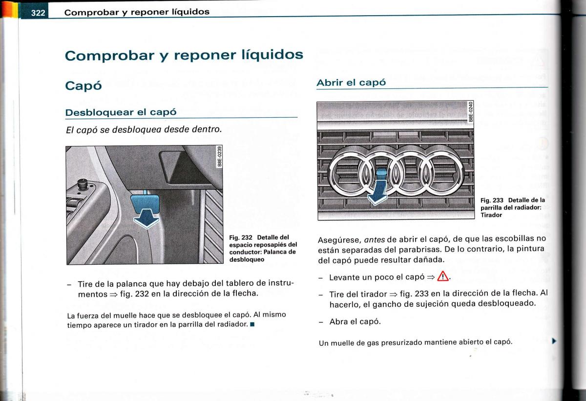 Audi A4 B6 8E manual del propietario / page 306