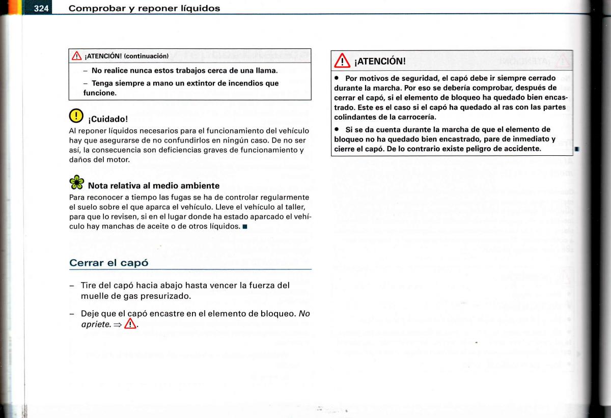 Audi A4 B6 8E manual del propietario / page 308