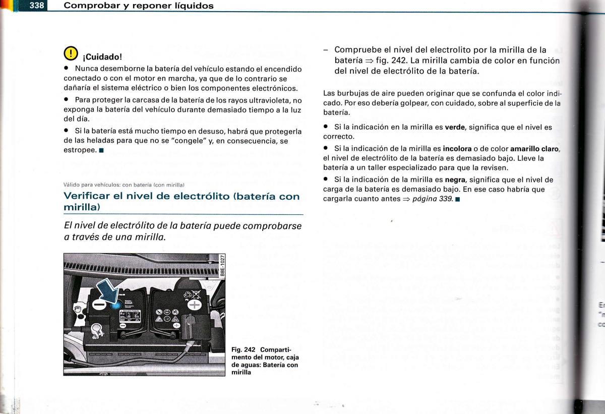 Audi A4 B6 8E manual del propietario / page 320