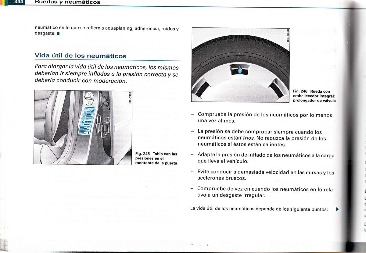 Audi A4 B6 8E manual del propietario / page 326