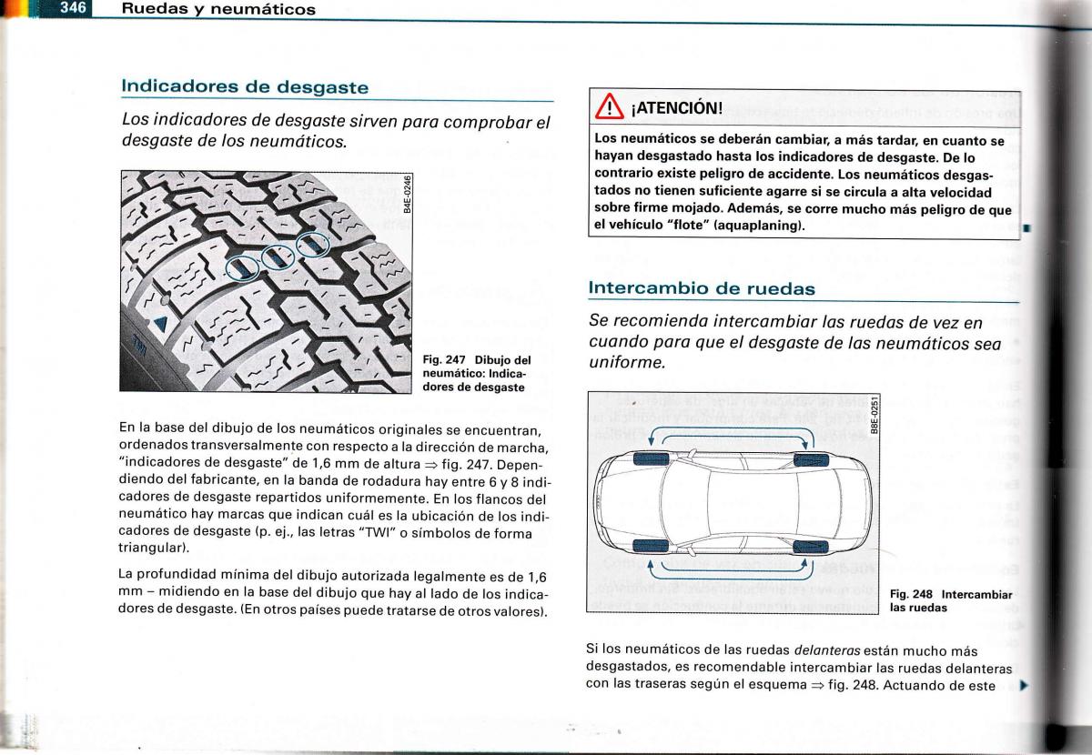 Audi A4 B6 8E manual del propietario / page 328