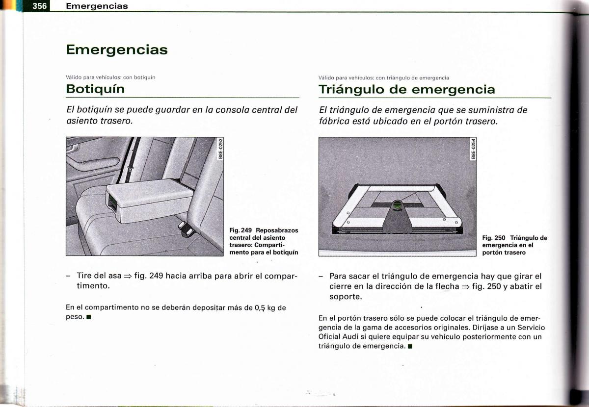 Audi A4 B6 8E manual del propietario / page 336