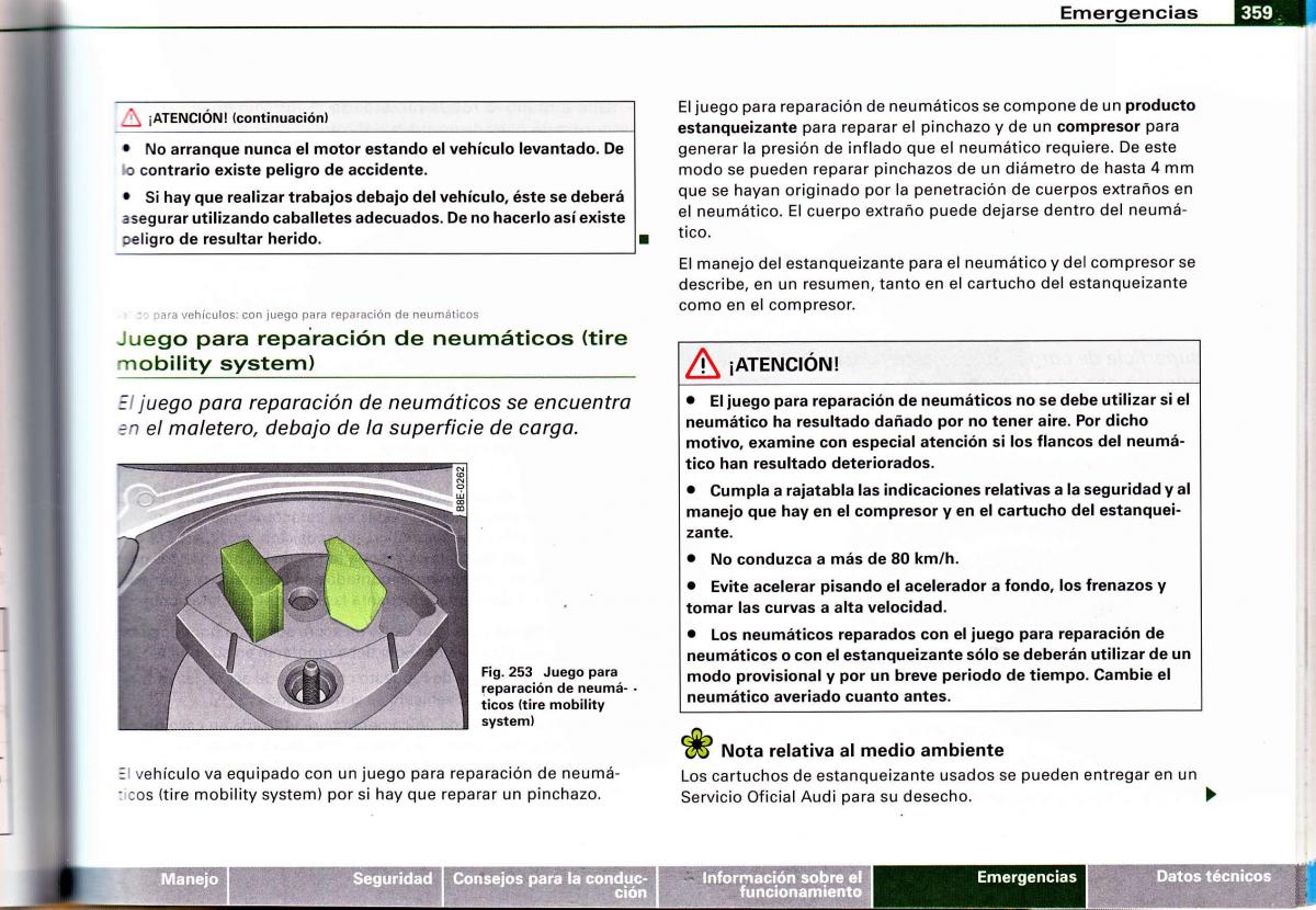 Audi A4 B6 8E manual del propietario / page 339