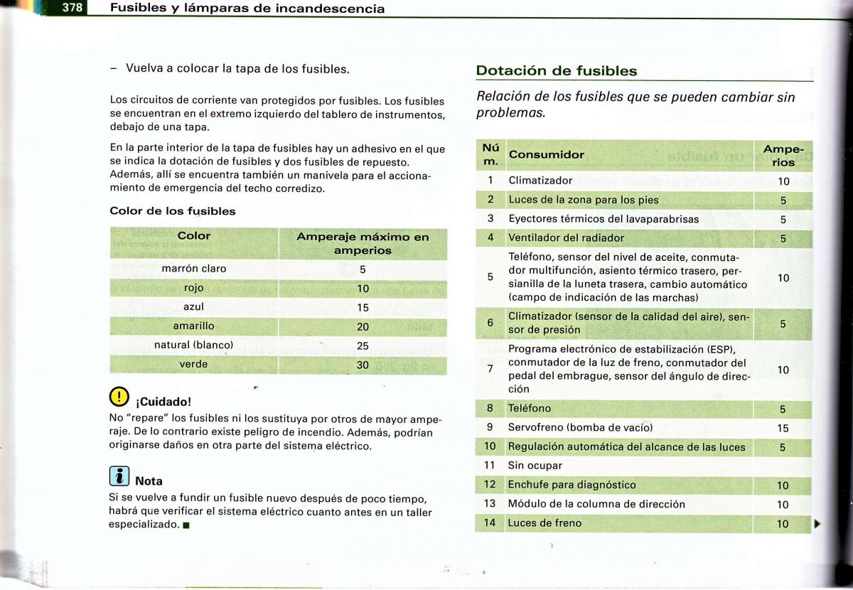 Audi A4 B6 8E manual del propietario / page 357