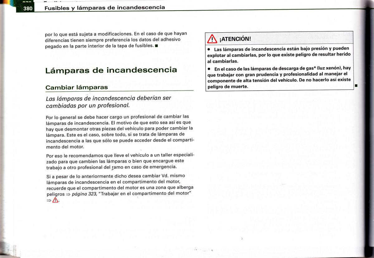 Audi A4 B6 8E manual del propietario / page 359