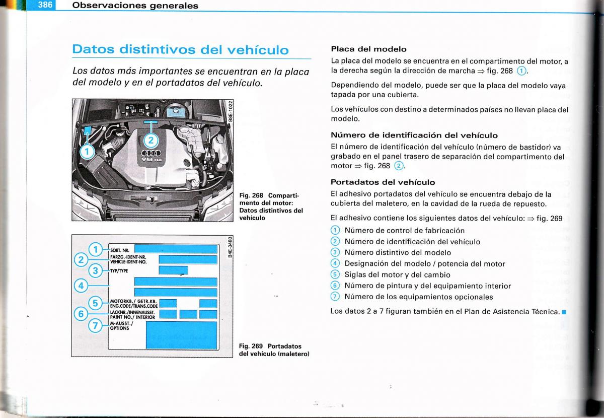 Audi A4 B6 8E manual del propietario / page 363