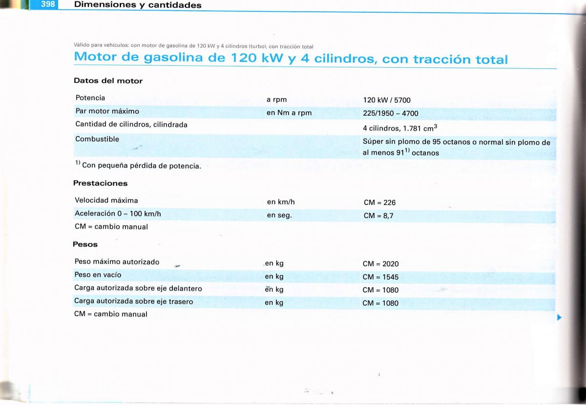 Audi A4 B6 8E manual del propietario / page 374