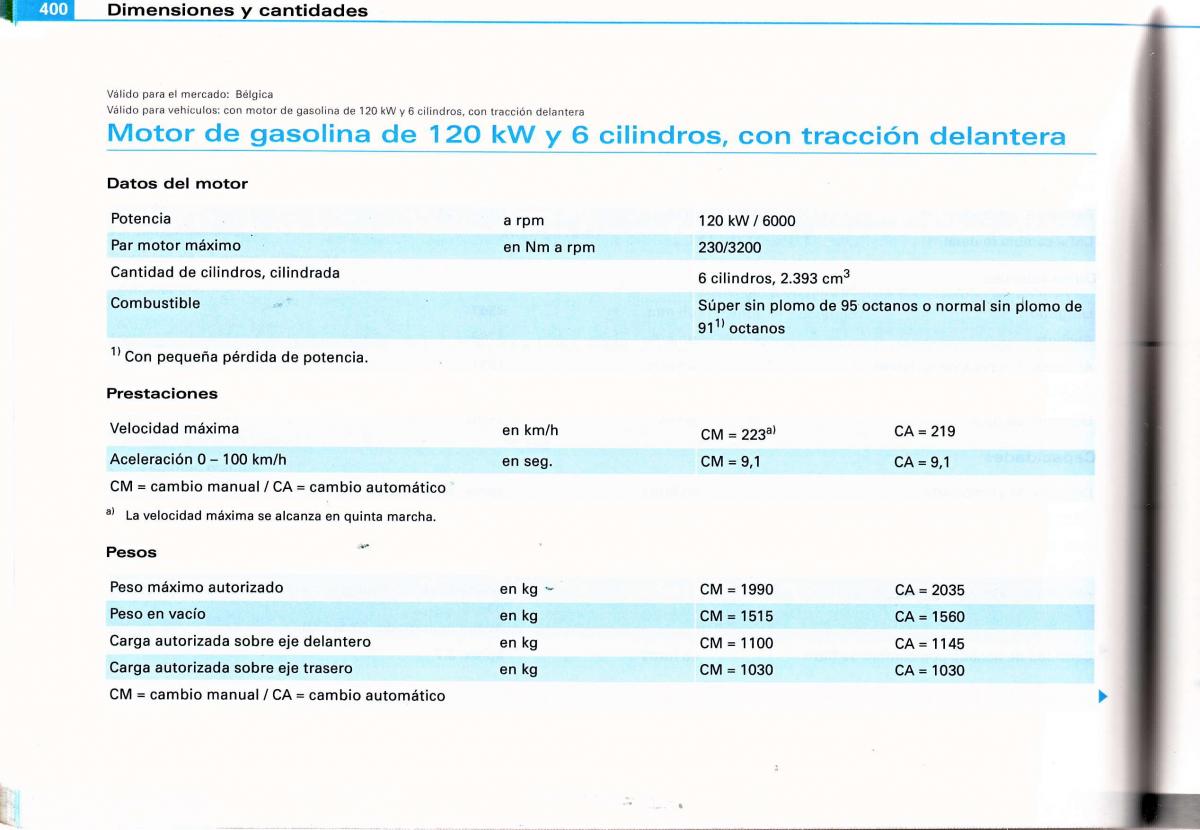 Audi A4 B6 8E manual del propietario / page 376