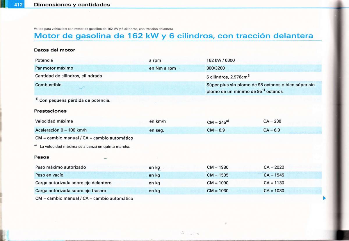 Audi A4 B6 8E manual del propietario / page 388