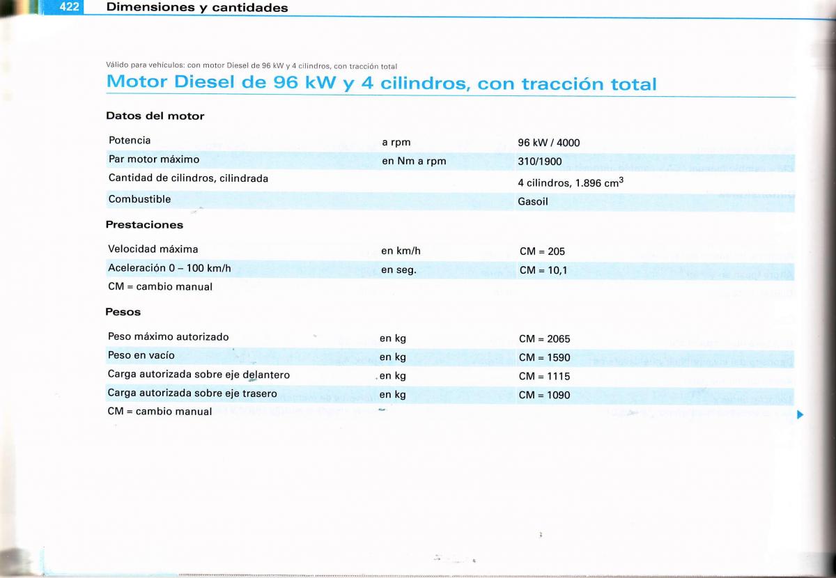 Audi A4 B6 8E manual del propietario / page 398