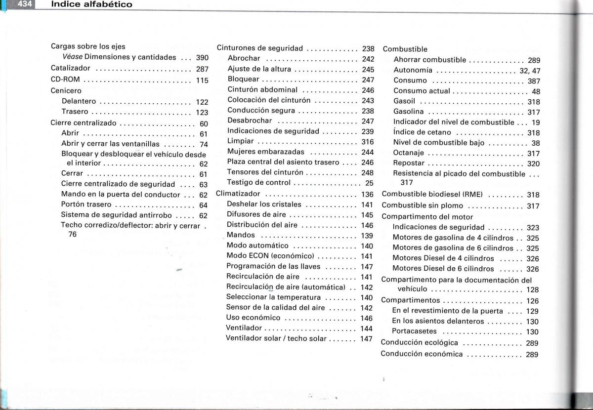 Audi A4 B6 8E manual del propietario / page 408