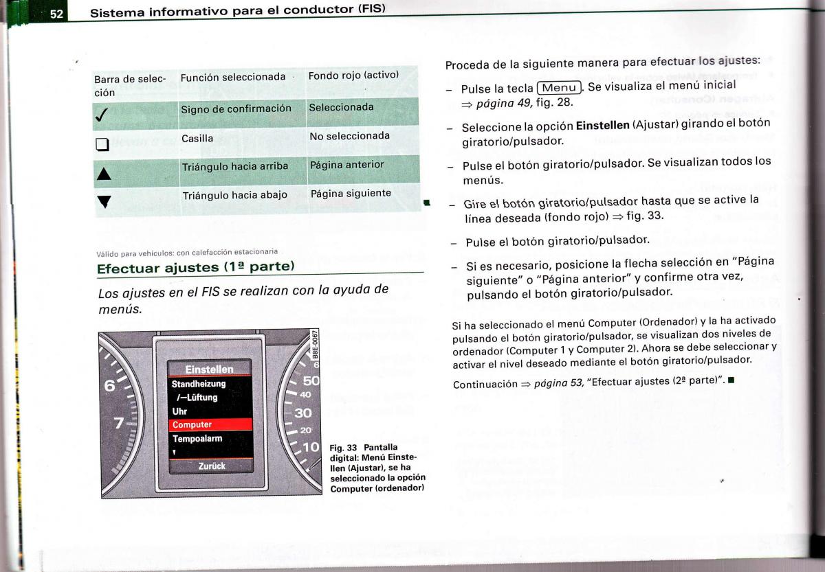 Audi A4 B6 8E manual del propietario / page 48