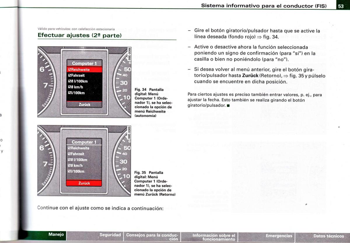 Audi A4 B6 8E manual del propietario / page 49