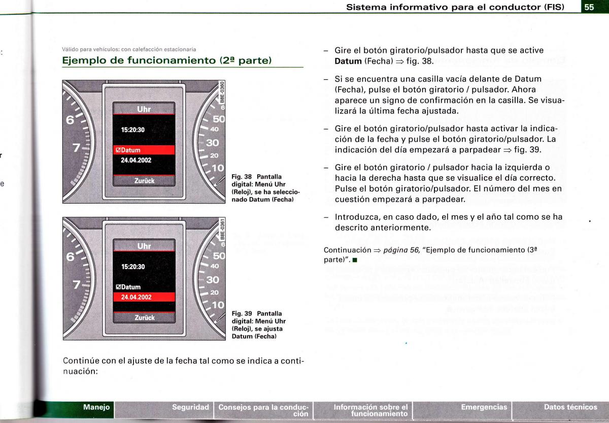 Audi A4 B6 8E manual del propietario / page 51