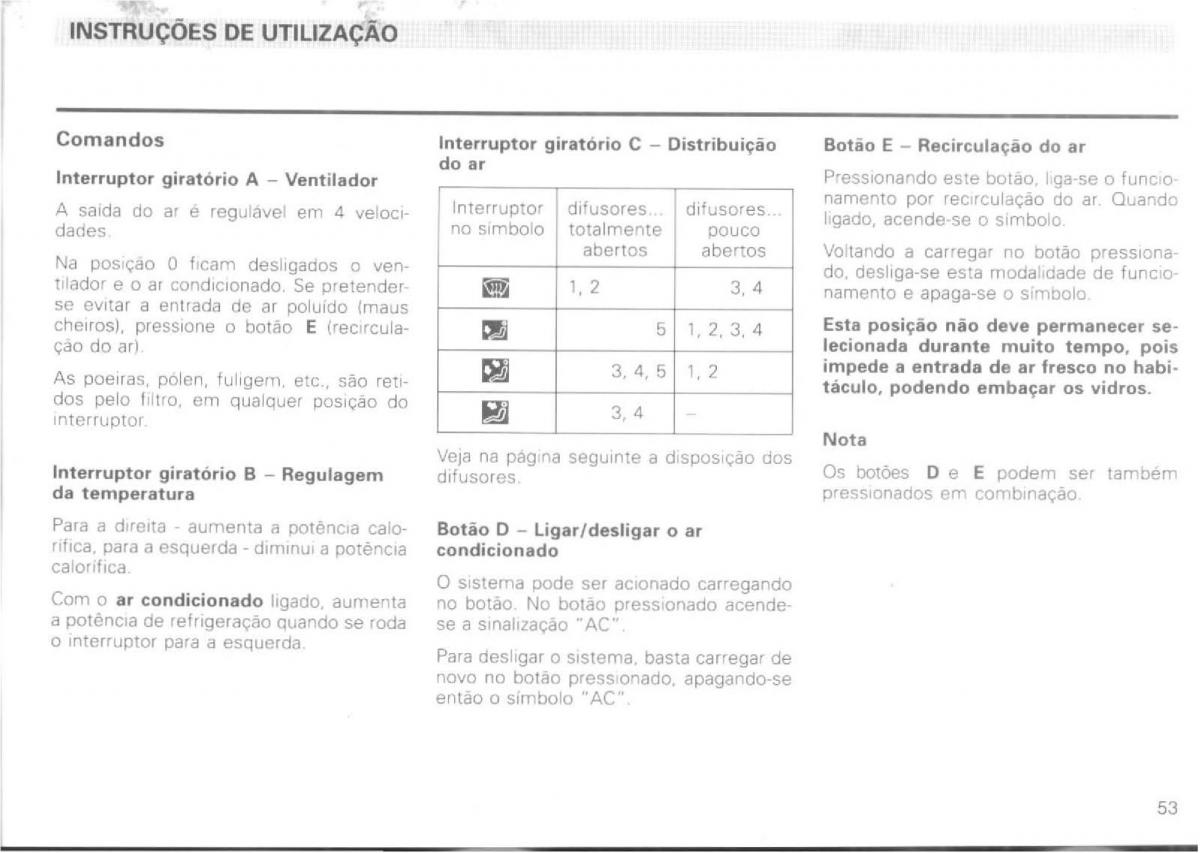 VW Passat B4 manual do usuario / page 55