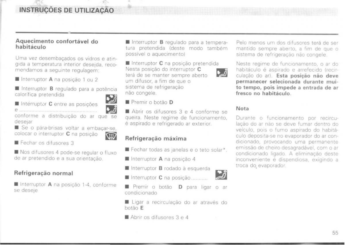 VW Passat B4 manual do usuario / page 57