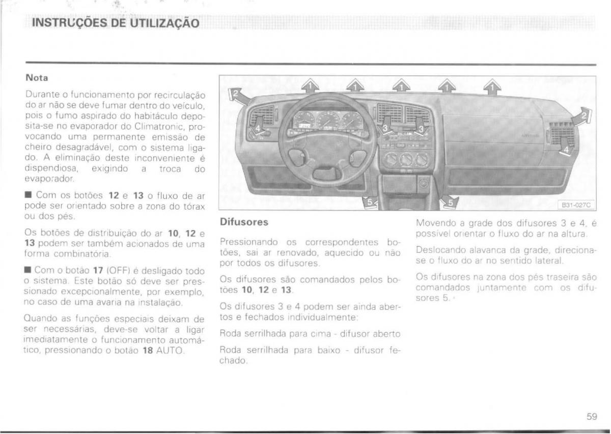 VW Passat B4 manual do usuario / page 61