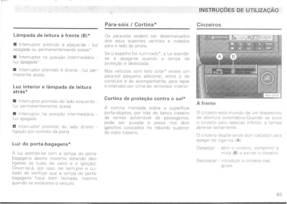 VW Passat B4 manual do usuario / page 65