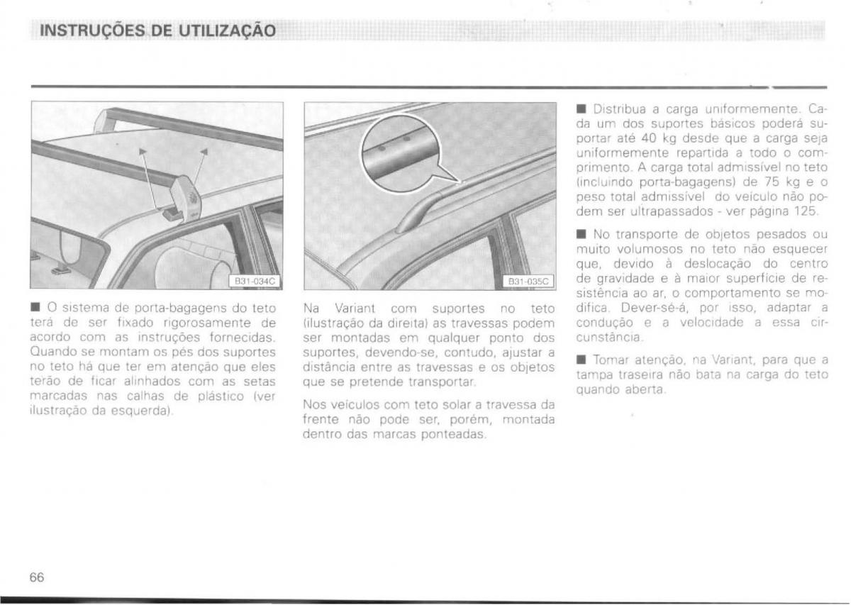 VW Passat B4 manual do usuario / page 68