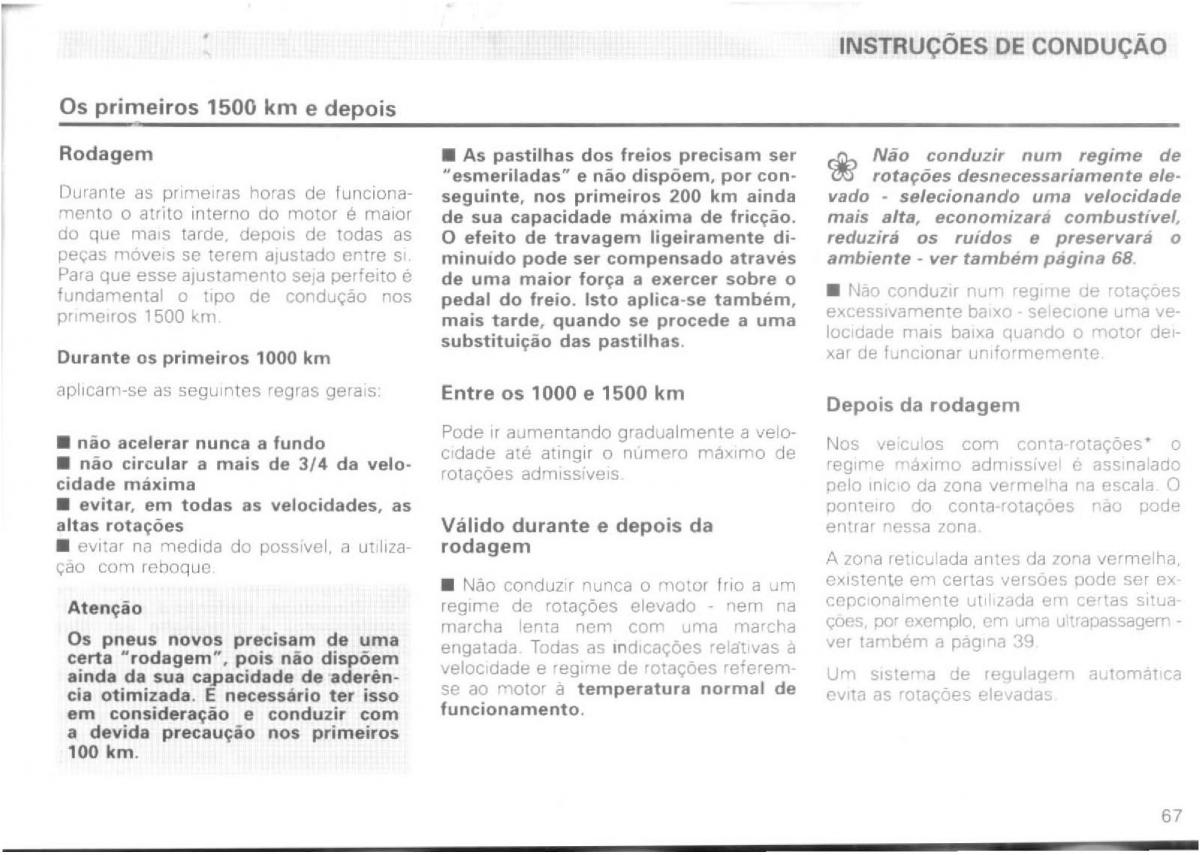 VW Passat B4 manual do usuario / page 69