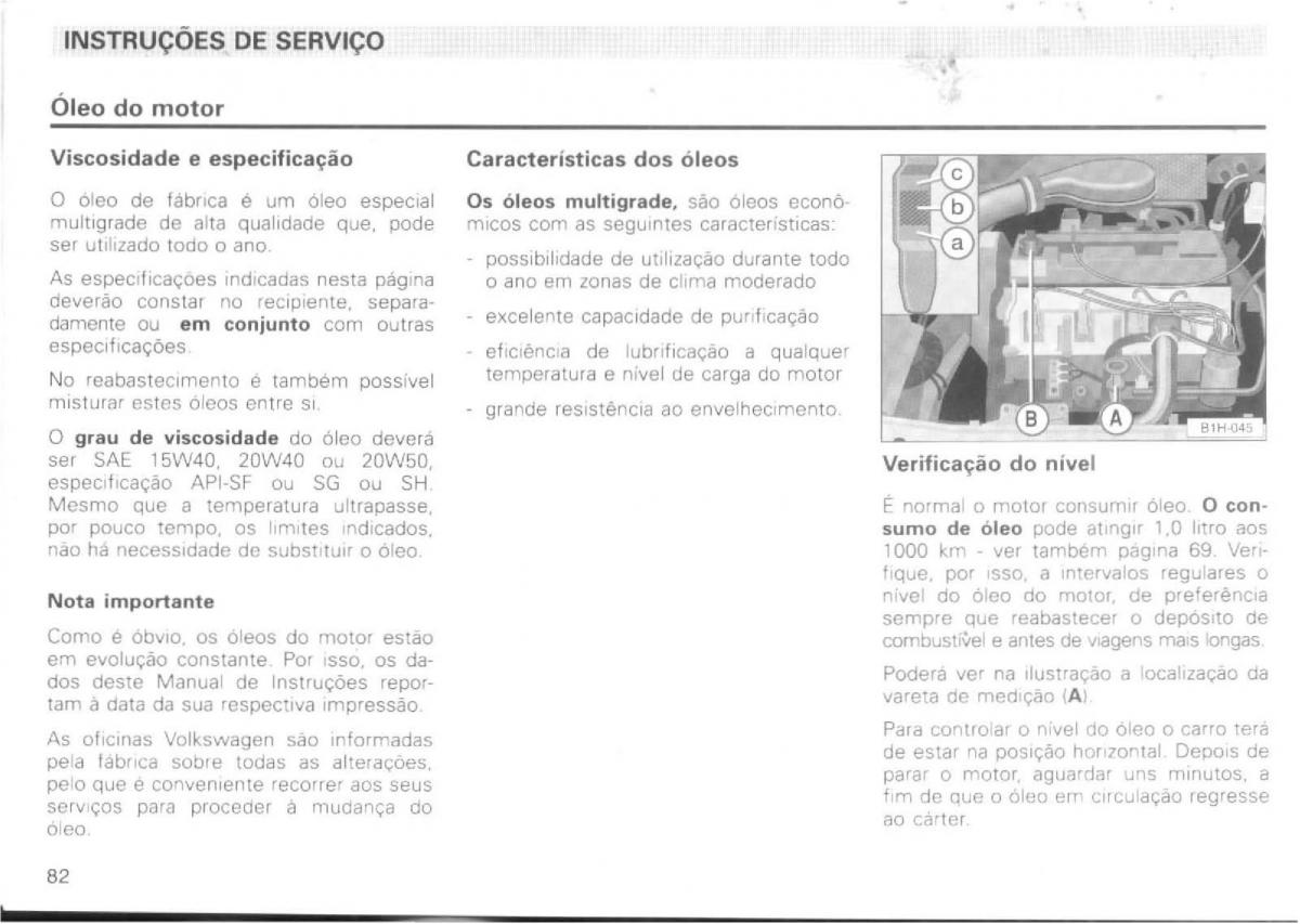 VW Passat B4 manual do usuario / page 84