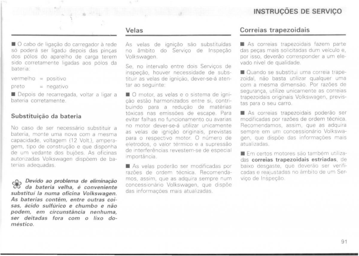 VW Passat B4 manual do usuario / page 93