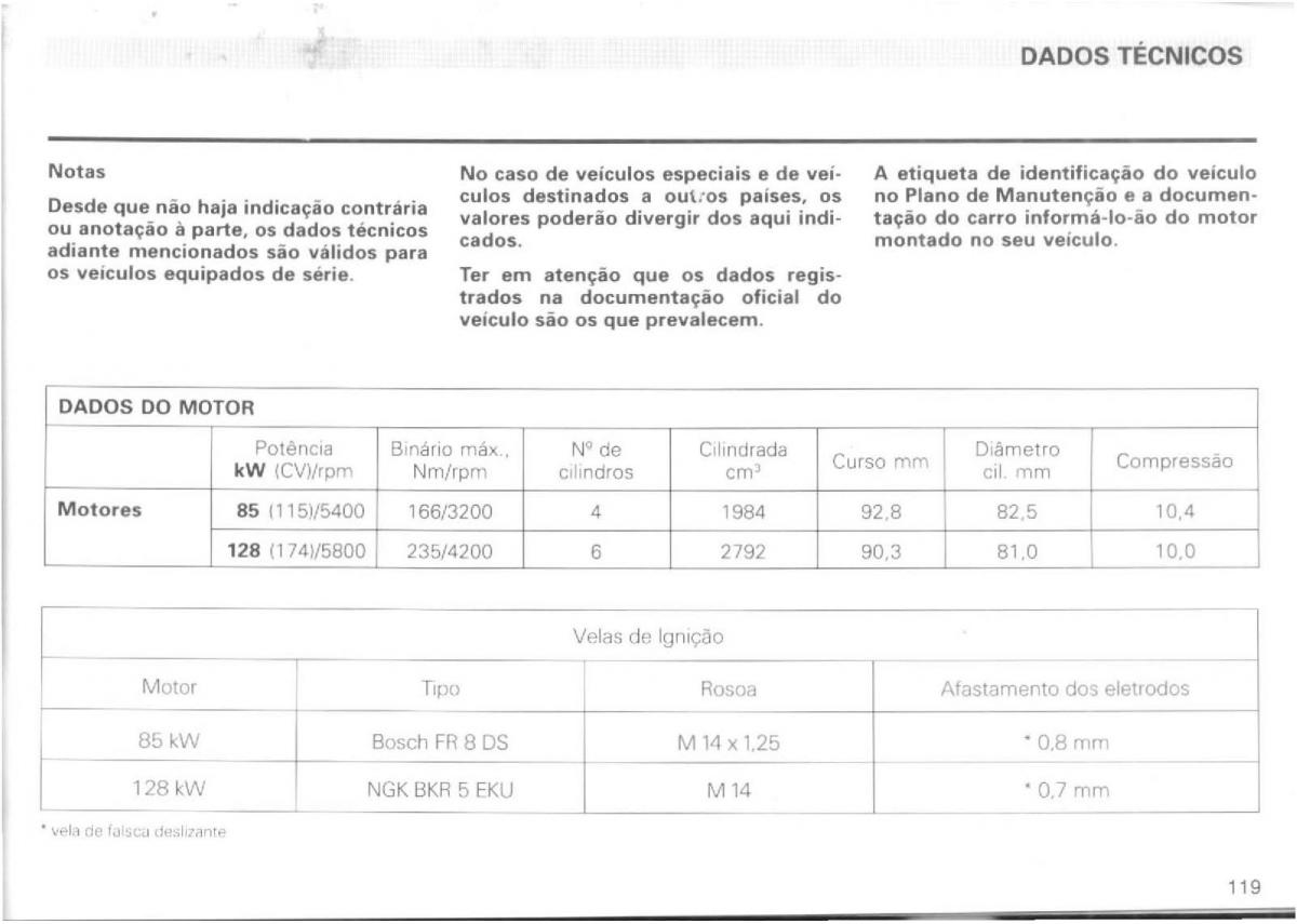 VW Passat B4 manual do usuario / page 121