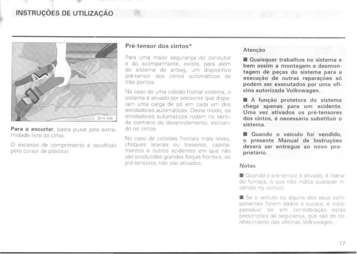 VW Passat B4 manual do usuario / page 19