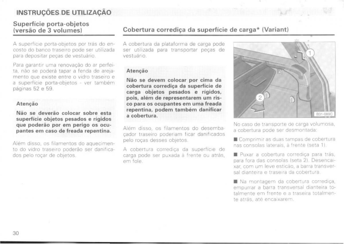 VW Passat B4 manual do usuario / page 32