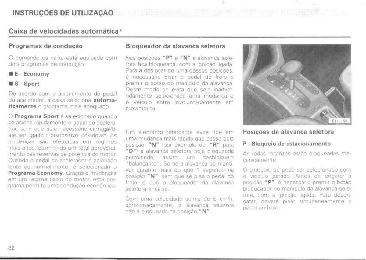 VW Passat B4 manual do usuario / page 34