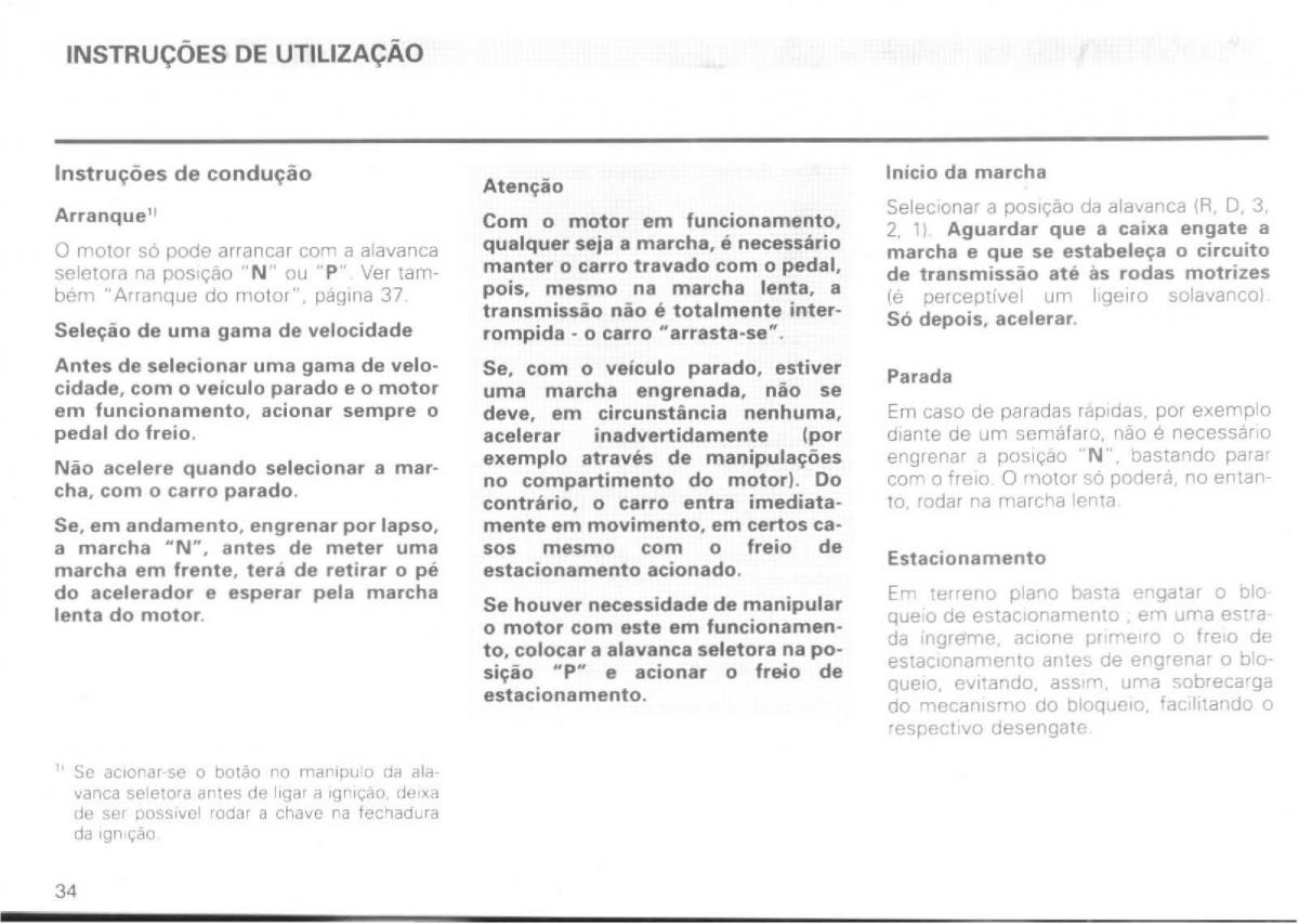 VW Passat B4 manual do usuario / page 36