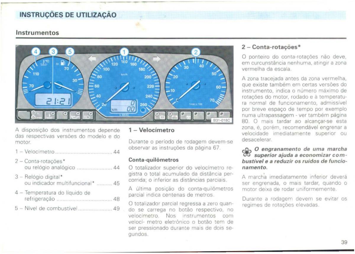 VW Passat B4 manual do usuario / page 41