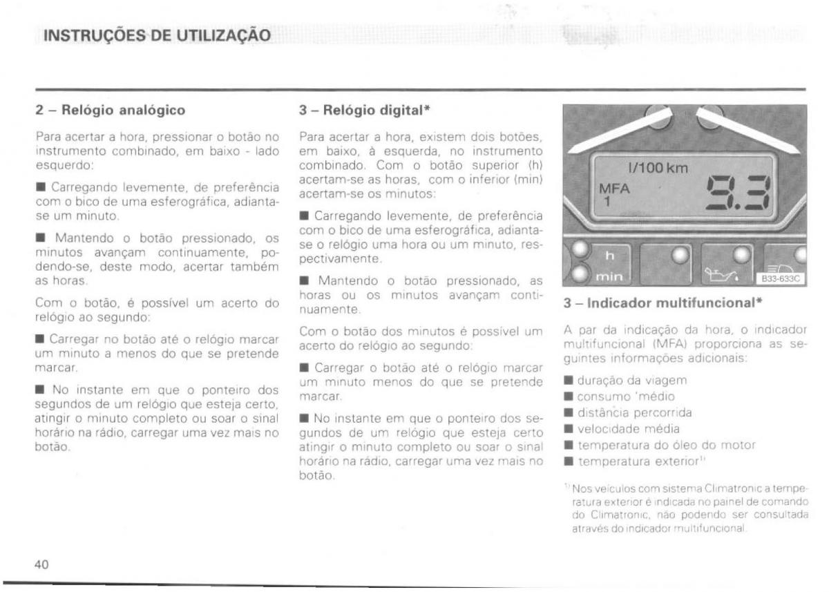 VW Passat B4 manual do usuario / page 42