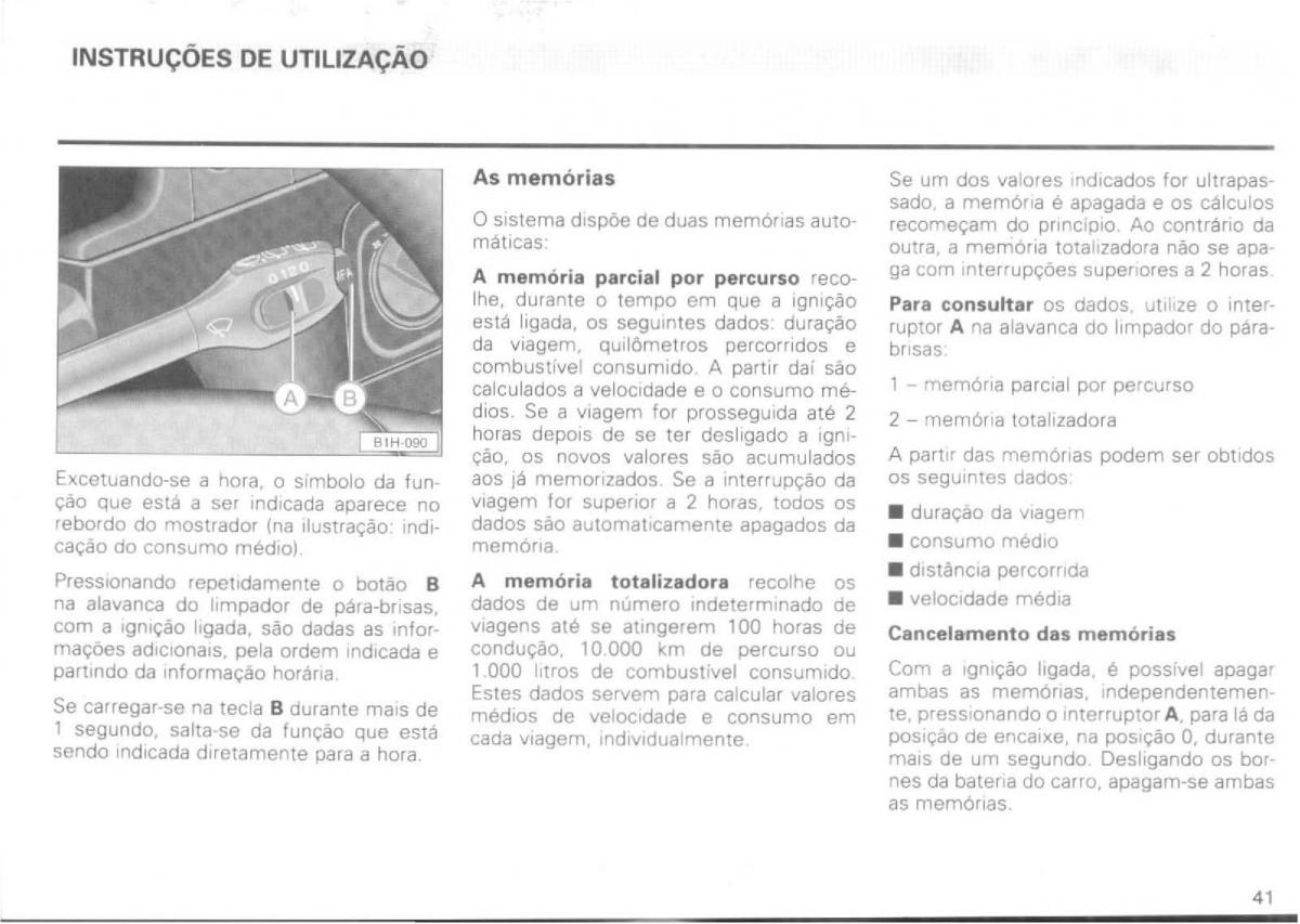 VW Passat B4 manual do usuario / page 43