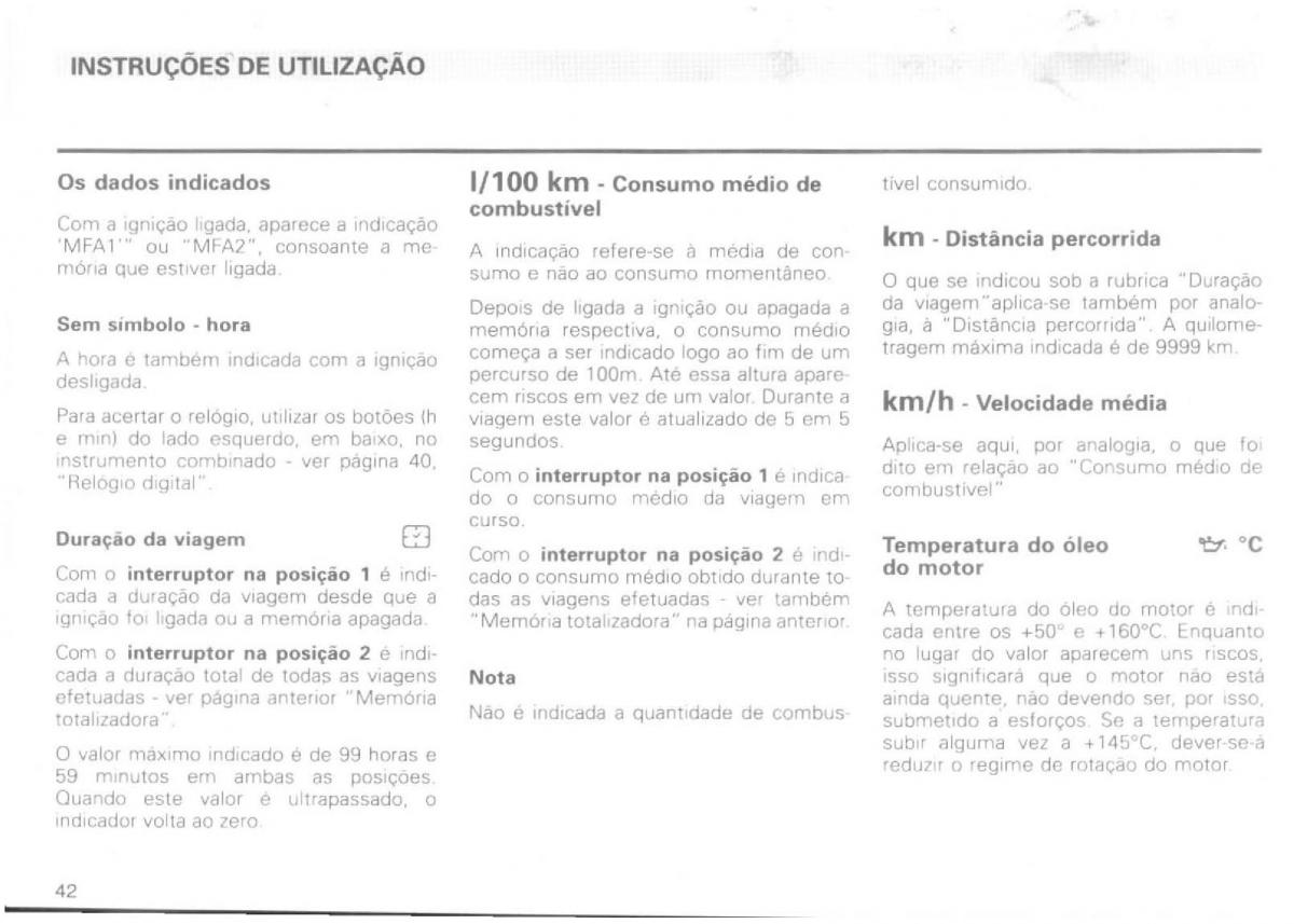 VW Passat B4 manual do usuario / page 44