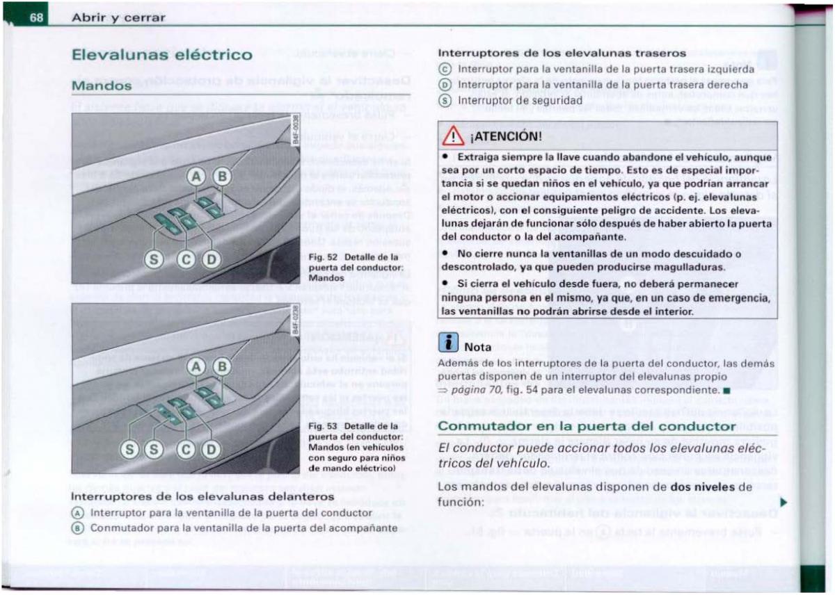 Audi A6 C6 manual del propietario / page 70