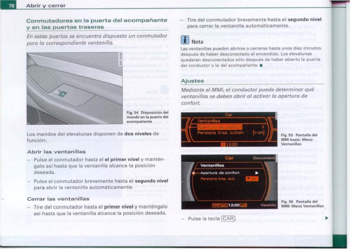 Audi A6 C6 manual del propietario / page 72