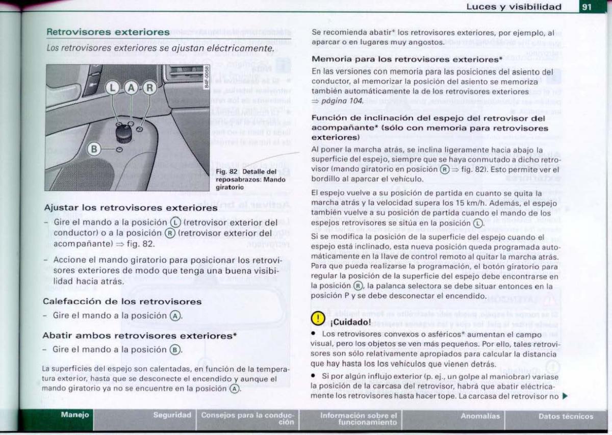 Audi A6 C6 manual del propietario / page 93