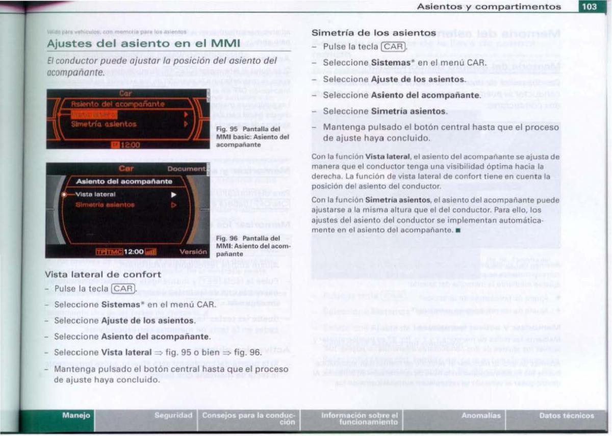 Audi A6 C6 manual del propietario / page 105