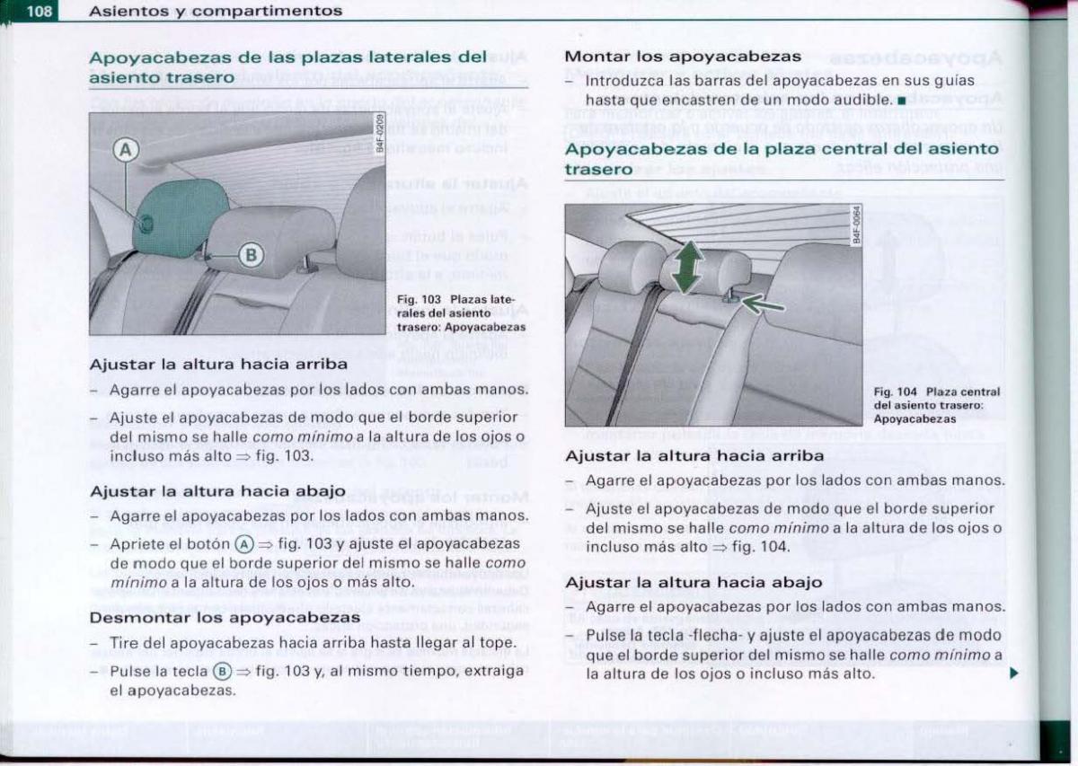 Audi A6 C6 manual del propietario / page 110