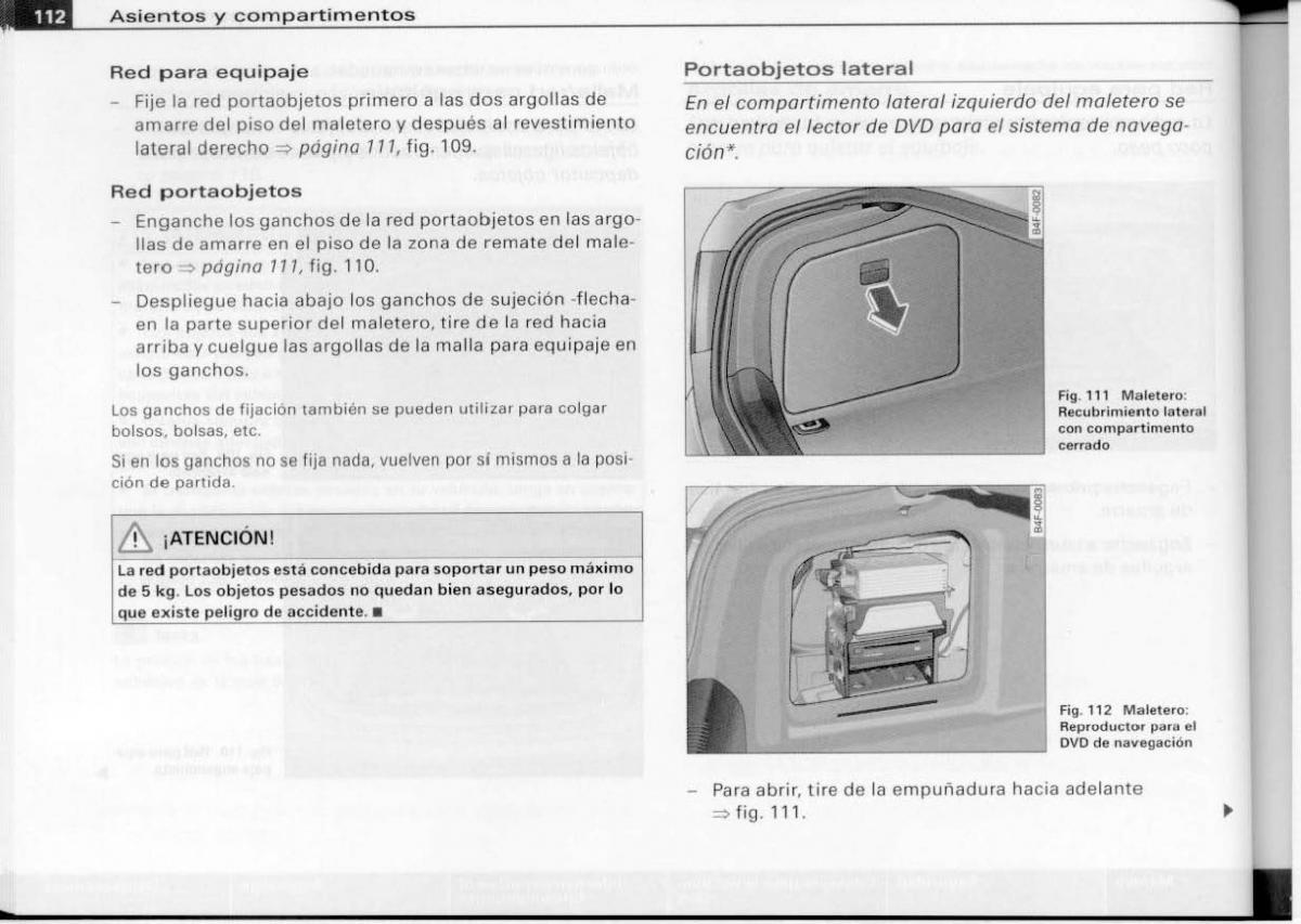 Audi A6 C6 manual del propietario / page 114