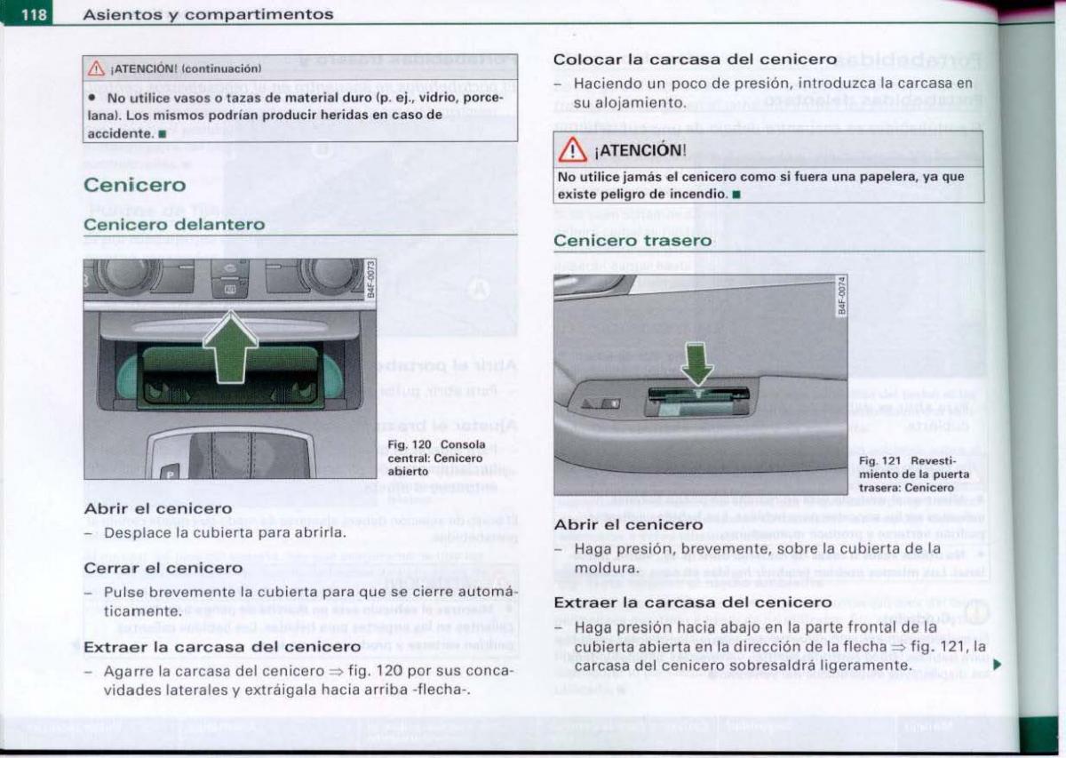 Audi A6 C6 manual del propietario / page 120