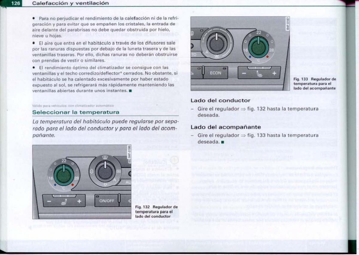 Audi A6 C6 manual del propietario / page 128